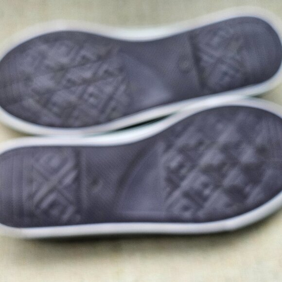 Fast Men Sneaker Canvas Blue/White Shoes Lace Up White Laces White Rubber Toe - Picture 9 of 10